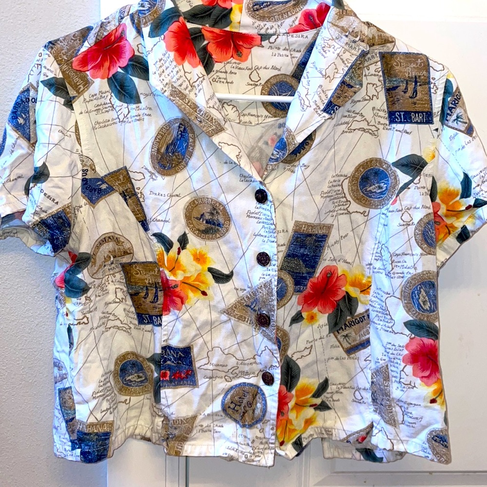 Caribbean Button Up Shirt